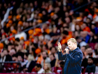 Netherlands trainer Ronald Koeman is present during the match between the Netherlands and Germany at the Johan Cruijff ArenA for the UEFA Na...