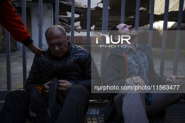 Police repress retirees outside the Argentine National Congress due to President Javier Milei's veto of the increase in pensions in Buenos A...