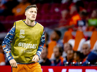 Netherlands forwarder Wout Weghorst plays during the match between the Netherlands and Germany at the Johan Cruijff ArenA for the UEFA Natio...