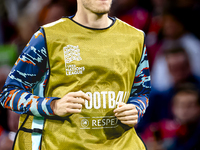 Netherlands forwarder Wout Weghorst plays during the match between the Netherlands and Germany at the Johan Cruijff ArenA for the UEFA Natio...