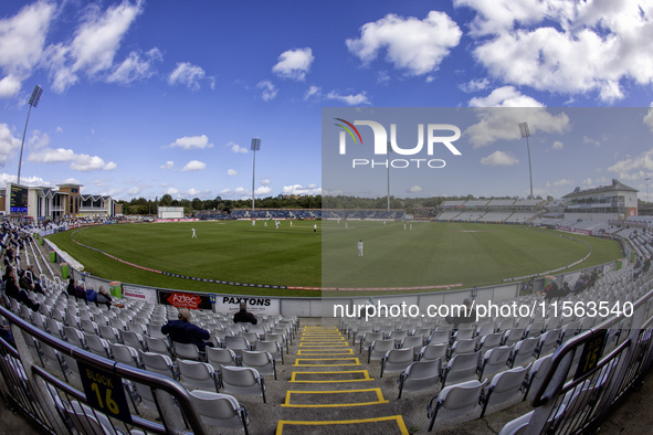 A general view of the Seat Unique Riverside Ground during the Vitality County Championship match between Durham Cricket and Lancashire at th...