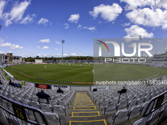 A general view of the Seat Unique Riverside Ground during the Vitality County Championship match between Durham Cricket and Lancashire at th...