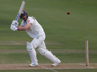 Colin Ackerman bats during the Vitality County Championship match between Durham Cricket and Lancashire at the Seat Unique Riverside in Ches...