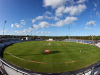 A general view of the Seat Unique Riverside during the Vitality County Championship match between Durham Cricket and Lancashire at the Seat...