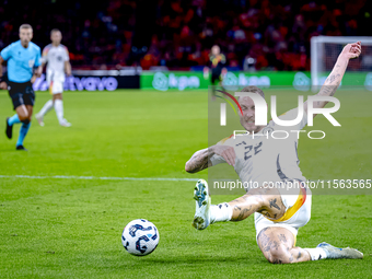 Germany defender David Raum during the match between the Netherlands and Germany at the Johan Cruijff ArenA for the UEFA Nations League, Lea...