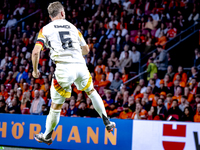 Germany midfielder Joshua Kimmich scores the 1-2 during the match between the Netherlands and Germany at the Johan Cruijff ArenA for the UEF...