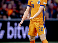 Netherlands defender Jan-Paul van Hecke plays during the match between the Netherlands and Germany at the Johan Cruijff ArenA for the UEFA N...