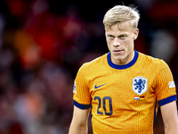 Netherlands defender Jan-Paul van Hecke plays during the match between the Netherlands and Germany at the Johan Cruijff ArenA for the UEFA N...