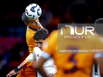 Netherlands defender Virgil van Dijk during the match between the Netherlands and Germany at the Johan Cruijff ArenA for the UEFA Nations Le...