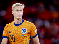 Netherlands defender Jan-Paul van Hecke plays during the match between the Netherlands and Germany at the Johan Cruijff ArenA for the UEFA N...