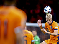 Netherlands defender Jan-Paul van Hecke plays during the match between the Netherlands and Germany at the Johan Cruijff ArenA for the UEFA N...