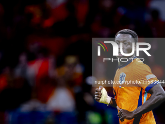 Netherlands forward Brian Brobbey plays during the match between the Netherlands and Germany at the Johan Cruijff ArenA for the UEFA Nations...