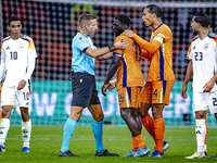 Netherlands forward Brian Brobbey plays during the match between the Netherlands and Germany at the Johan Cruijff ArenA for the UEFA Nations...