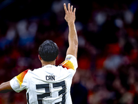 Germany midfielder Emre Can plays during the match between the Netherlands and Germany at the Johan Cruijff ArenA for the UEFA Nations Leagu...