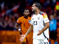 Germany midfielder Emre Can plays during the match between the Netherlands and Germany at the Johan Cruijff ArenA for the UEFA Nations Leagu...