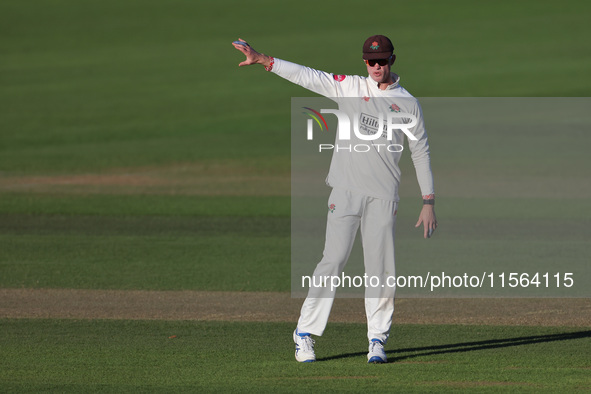 Lancashire captain Keaton Jennings during the Vitality County Championship match between Durham Cricket and Lancashire at the Seat Unique Ri...