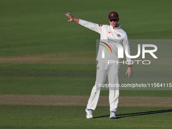 Lancashire captain Keaton Jennings during the Vitality County Championship match between Durham Cricket and Lancashire at the Seat Unique Ri...