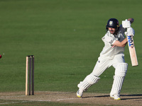 Colin Ackerman bats during the Vitality County Championship match between Durham Cricket and Lancashire at the Seat Unique Riverside in Ches...