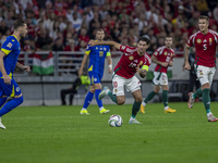 Dominik Szoboszlai of Hungary competes for the ball during the UEFA Nations League Group A3 match at Puskas Arena in Budapest, Hungary, on S...