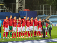 Malta players form during the UEFA Nations League 2024 League phase Matchday 2 match between Andorra and Malta at Estadi Nacional d'Andorra...