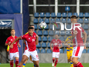 Players are in action during the UEFA Nations League 2024 - League phase - Matchday 2 match between Andorra and Malta at Estadi Nacional d'A...