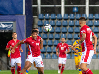 Players are in action during the UEFA Nations League 2024 - League phase - Matchday 2 match between Andorra and Malta at Estadi Nacional d'A...