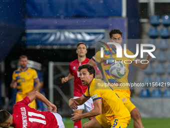 Players are in action during the UEFA Nations League 2024 - League phase - Matchday 2 match between Andorra and Malta at Estadi Nacional d'A...