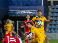 Players are in action during the UEFA Nations League 2024 - League phase - Matchday 2 match between Andorra and Malta at Estadi Nacional d'A...