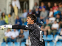 Iker Alvarez of Andorra is in action during the UEFA Nations League 2024 - League phase - Matchday 2 match between Andorra and Malta at Esta...