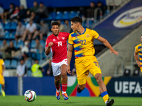 Players are in action during the UEFA Nations League 2024 - League phase - Matchday 2 match between Andorra and Malta at Estadi Nacional d'A...