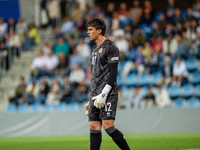 Iker Alvarez of Andorra is in action during the UEFA Nations League 2024 - League phase - Matchday 2 match between Andorra and Malta at Esta...