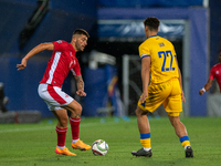 Luke Montebello of Malta is in action during the UEFA Nations League 2024 - League phase - Matchday 2 match between Andorra and Malta at Est...