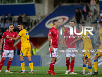 Players are in action during the UEFA Nations League 2024 - League phase - Matchday 2 match between Andorra and Malta at Estadi Nacional d'A...