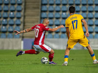 Teddy Teuma of Malta is in action during the UEFA Nations League 2024 - League phase - Matchday 2 match between Andorra and Malta at Estadi...