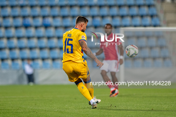 Moises San Nicolas of Andorra is in action during the UEFA Nations League 2024 - League phase - Matchday 2 match between Andorra and Malta a...