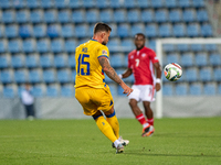 Moises San Nicolas of Andorra is in action during the UEFA Nations League 2024 - League phase - Matchday 2 match between Andorra and Malta a...