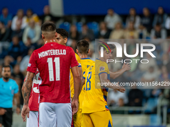 Players are in action during the UEFA Nations League 2024 - League phase - Matchday 2 match between Andorra and Malta at Estadi Nacional d'A...