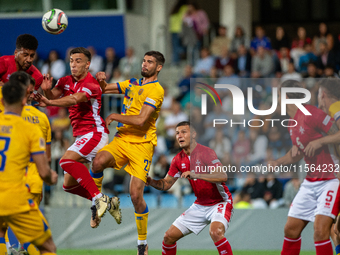 Players are in action during the UEFA Nations League 2024 - League phase - Matchday 2 match between Andorra and Malta at Estadi Nacional d'A...