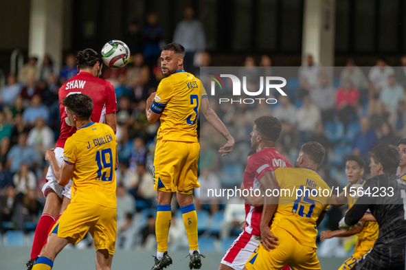 Players are in action during the UEFA Nations League 2024 - League phase - Matchday 2 match between Andorra and Malta at Estadi Nacional d'A...