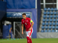 Matthew Guillaumier of Malta is in action during the UEFA Nations League 2024 - League phase - Matchday 2 match between Andorra and Malta at...