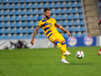 Moises San Nicolas of Andorra is in action during the UEFA Nations League 2024 - League phase - Matchday 2 match between Andorra and Malta a...