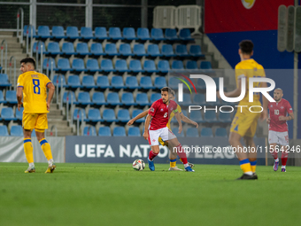 Matthew Guillaumier of Malta is in action during the UEFA Nations League 2024 - League phase - Matchday 2 match between Andorra and Malta at...