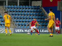 Matthew Guillaumier of Malta is in action during the UEFA Nations League 2024 - League phase - Matchday 2 match between Andorra and Malta at...