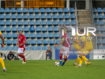 Matthew Guillaumier of Malta is in action during the UEFA Nations League 2024 - League phase - Matchday 2 match between Andorra and Malta at...