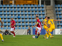 Matthew Guillaumier of Malta is in action during the UEFA Nations League 2024 - League phase - Matchday 2 match between Andorra and Malta at...