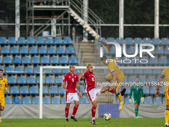 Players are in action during the UEFA Nations League 2024 - League phase - Matchday 2 match between Andorra and Malta at Estadi Nacional d'A...