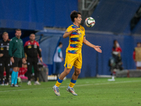 Joan Cervos of Andorra is in action during the UEFA Nations League 2024 - League phase - Matchday 2 match between Andorra and Malta at Estad...