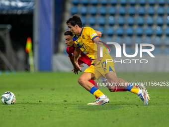 Joan Cervos of Andorra is in action during the UEFA Nations League 2024 - League phase - Matchday 2 match between Andorra and Malta at Estad...