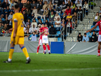 Malta players celebrate after scoring a goal during the UEFA Nations League 2024 - League phase - Matchday 2 match between Andorra and Malta...