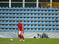 Zach Muscat of Malta is in action during the UEFA Nations League 2024 - League phase - Matchday 2 match between Andorra and Malta at Estadi...